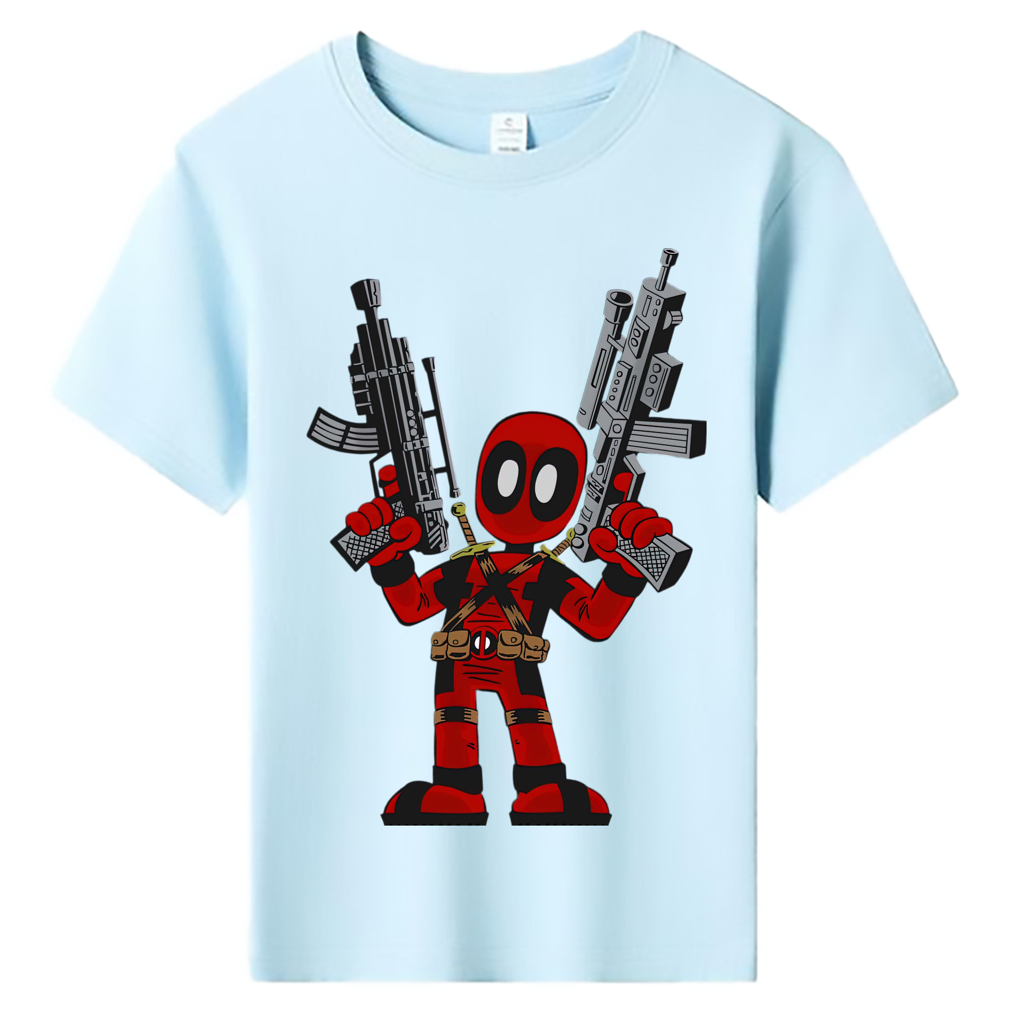 Deadpool デッドプール 綿100％キッズTシャツ（フロントプリント）